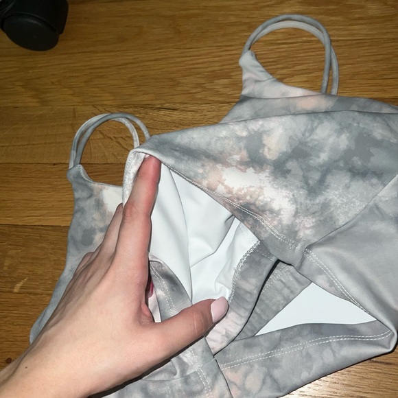 Celer Sports Bra Double Longline Crop Tank Top - Picture 5 of 5